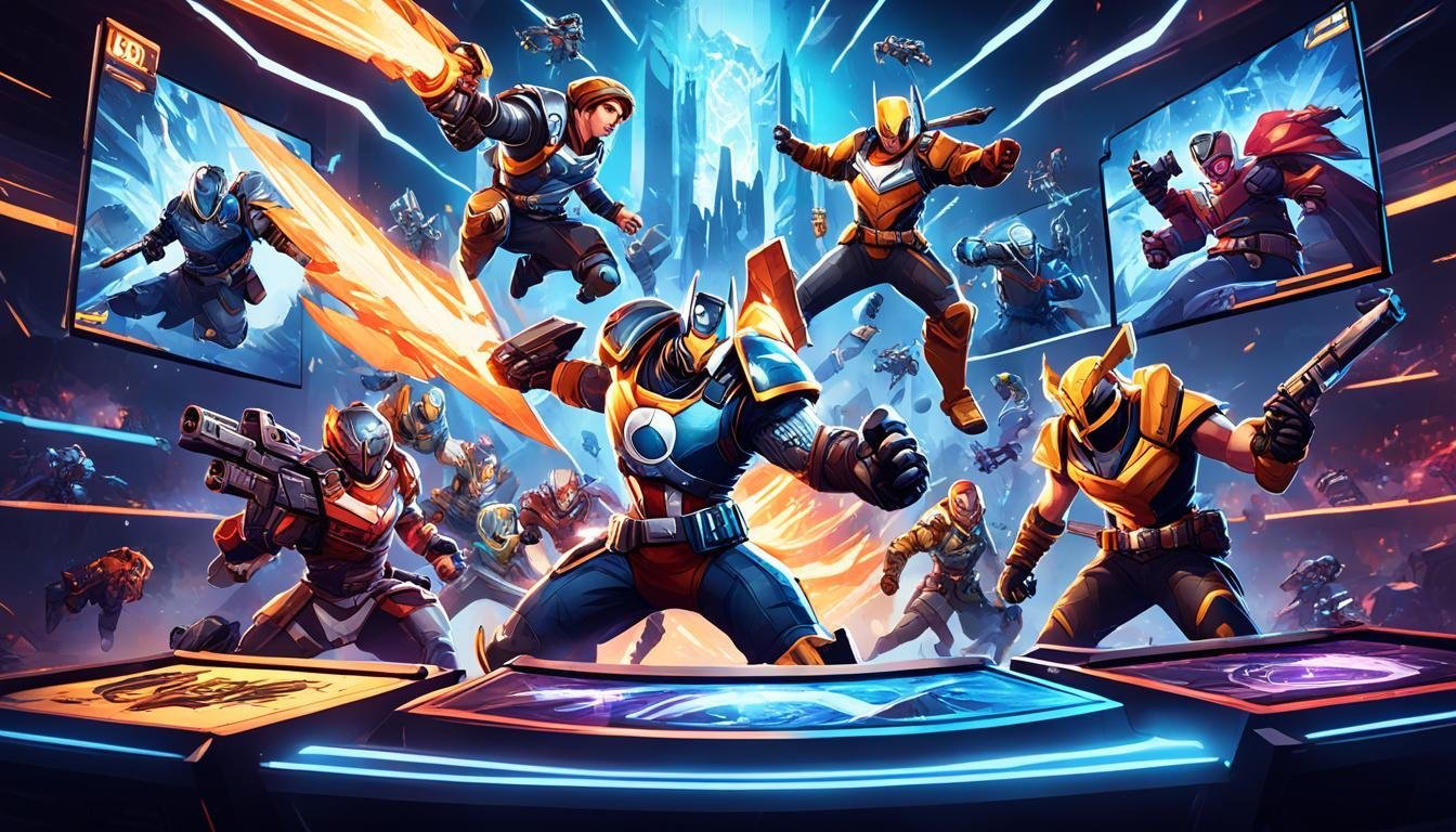 Build a team in online battle games